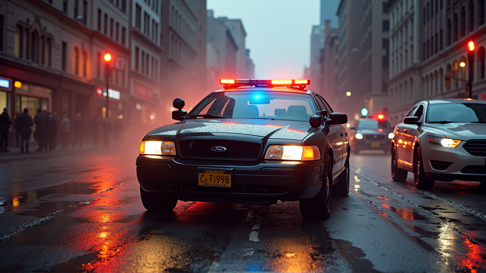 Valentía en la Línea: Oficial del RPD Enfrenta el Peligro al Chocar Sospechoso con el Patrullero