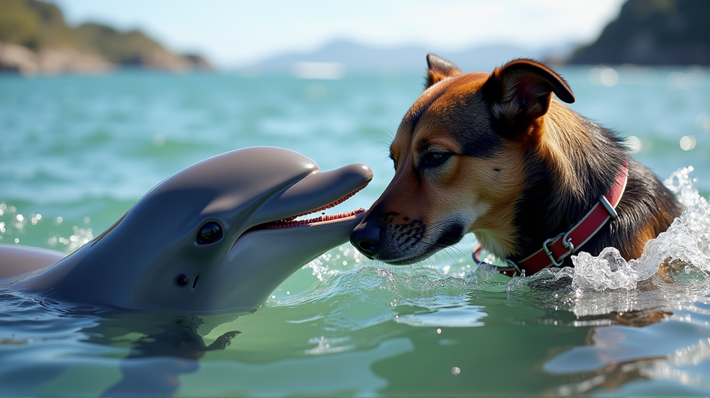 Héroes Caninos: Familia de Perros Apoya en Esfuerzos de Conservación para Delfines Raros