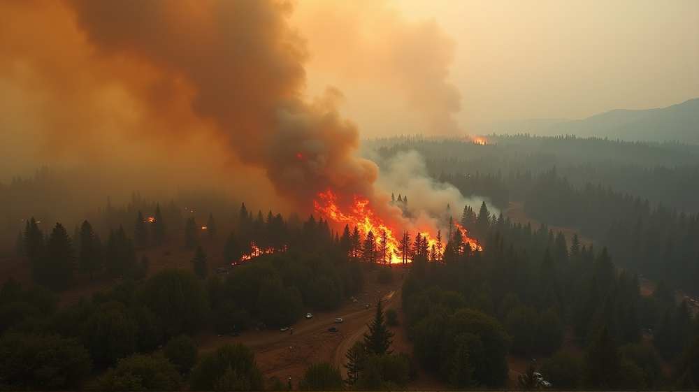 Llamas Incesantes: La Provincia de Latakia en Siria Lucha contra los Peores Incendios Forestales