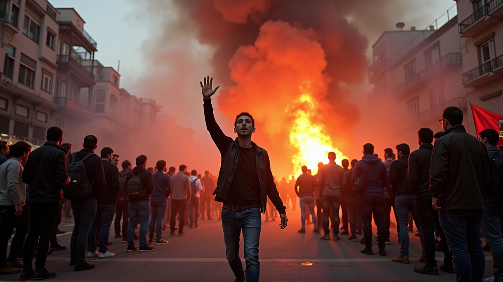 Ciudadanos israelíes se manifiestan por la paz en medio de la crisis de Gaza