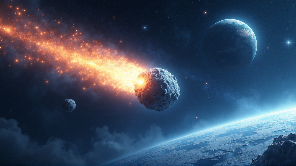 Cometa del Diablo: Cómo los Mensajeros Cósmicos Pueden Haber Esculpido el Paisaje Acuático de la Tierra