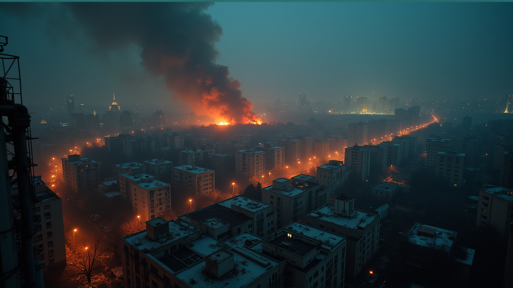 Ataques Nocturnos Dramáticos: Rusia Ataca Consejos Británicos y Oficinas de la UE en Kiev