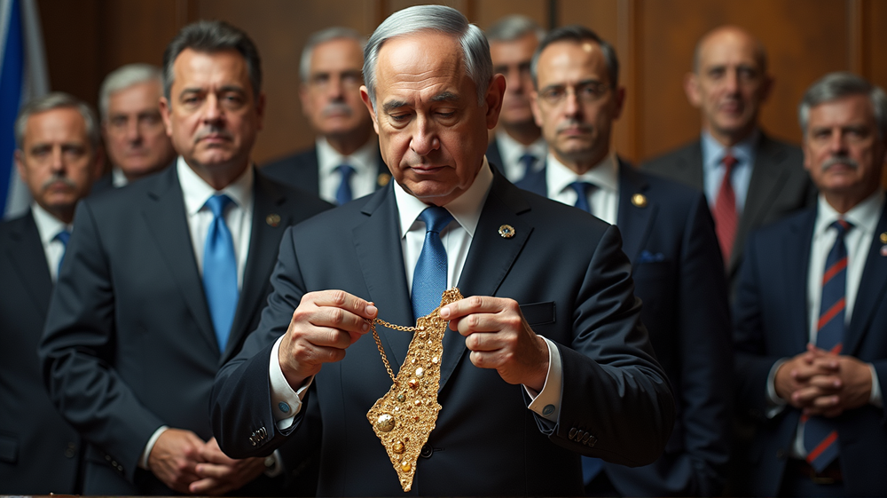 Tensiones Diplomáticas Aumentan por el Controversial Regalo de Netanyahu de 'Gran Israel'