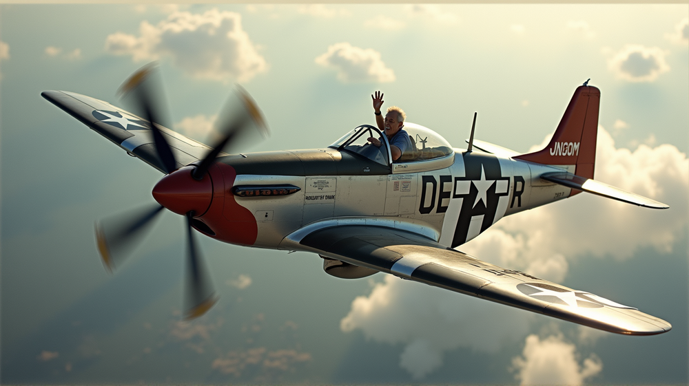 Volando a los 100: Regreso nostálgico al cielo de un piloto de la Segunda Guerra Mundial