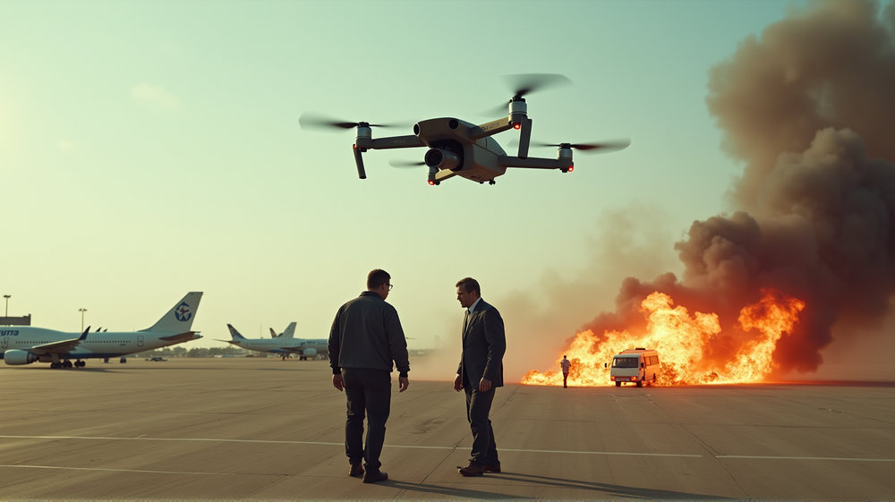 Ataque con Drones en el Aeropuerto Ramon de Israel: Vuelos Reanudados