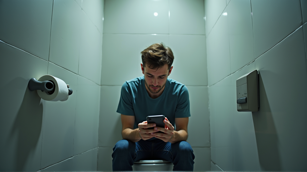 La Impactante Verdad: ¡Tu Hábito de Usar el Teléfono en el Baño Podría Estar Perjudicando Tu Salud!