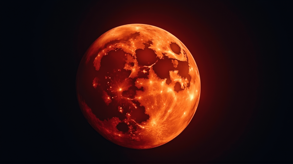 Esplendor Celestial: Luna de Sangre Encanta al Mundo