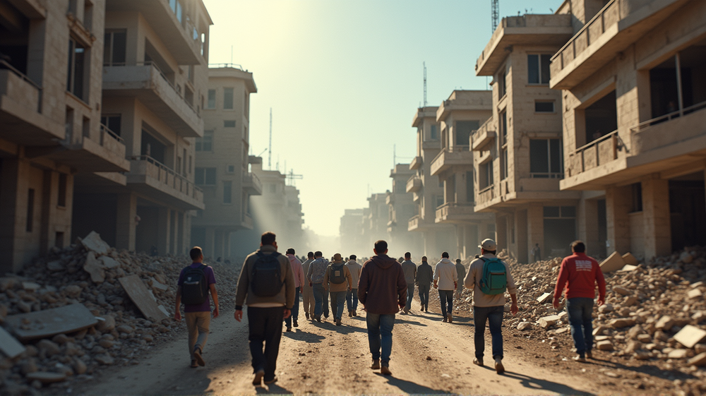 Retorno Desgarrador: Palestinos Enfrentan Devastación en Medio del Alto al Fuego en Gaza