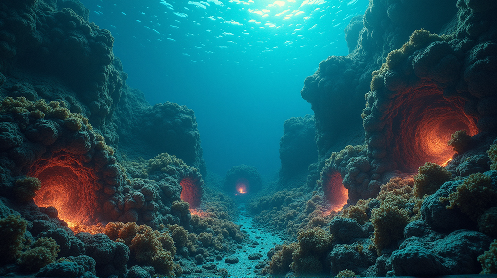 Increíble Maravilla del Mar Profundo: Un Refugio Oculto Lleno de Vida