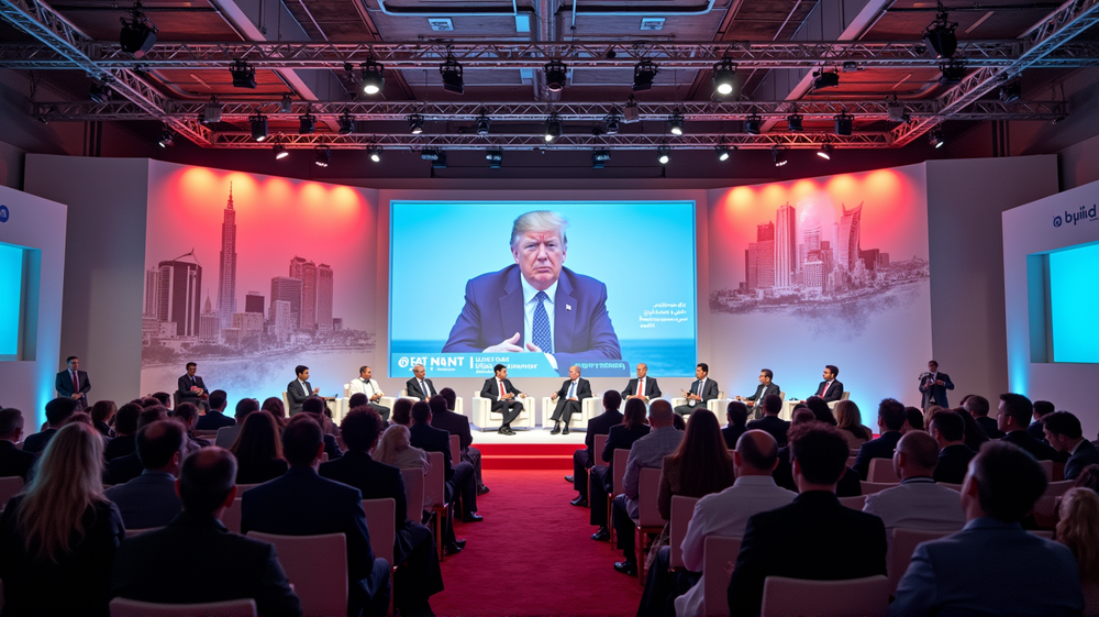 Trump Advierte Sobre el Acuerdo Netflix-Warner en el Foro Financiero de Medio Oriente