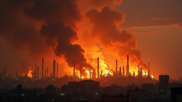 La Energía del Medio Oriente Bajo Asedio: Humo, Petróleo y Tensión en Aumento