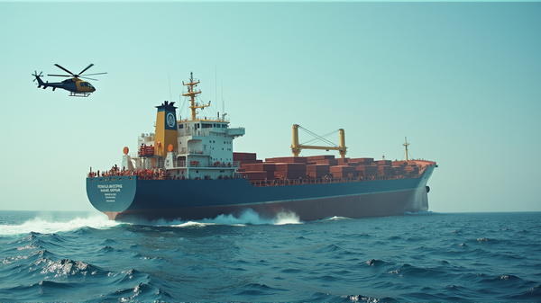 Ataque Houthi Hundió el Barco de Carga Liberiano en el Mar Rojo: Rescate en Curso