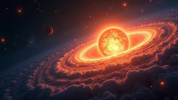 El Susurro de una Estrella: El Nacimiento de un Nuevo Sistema Planetario