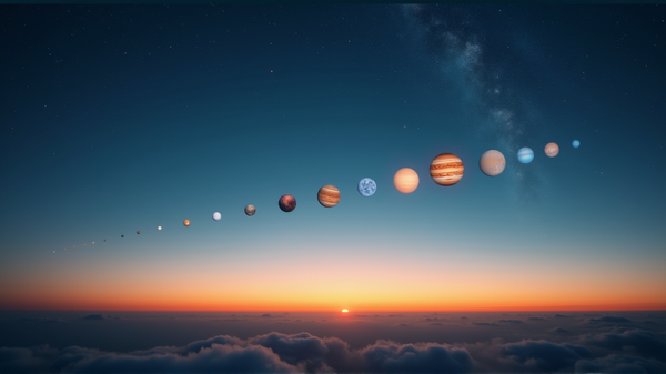 Experimenta el Espectáculo Celestial de Seis Planetas: Guía para el Desfile Planetario de Agosto