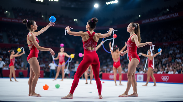 Maravillas Rítmicas: Un Festín Visual del Campeonato en Brasil