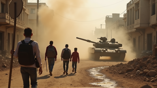 Tanques israelíes se adentran en Gaza: Familias se ven obligadas a huir ante la intensificación del conflicto
