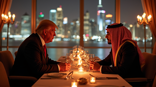 A Puertas Cerradas: Cena Secreta entre Trump y el Primer Ministro Qatarí en Medio del Tumulto en el Medio Oriente