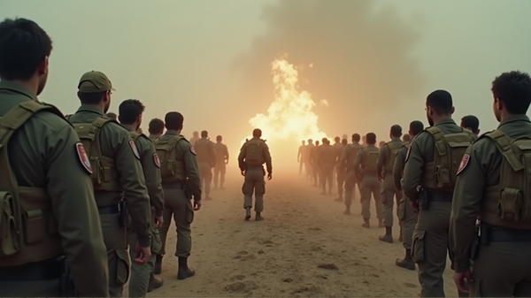 La Decisión de un Comandante Bajo Fuego en Medio de un Conflicto en Curso