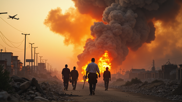 Devastación en Gaza: El Intenso Ataque de Israel Fuerza un Éxodo Masivo