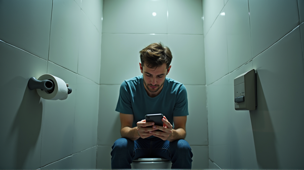 La Impactante Verdad: ¡Tu Hábito de Usar el Teléfono en el Baño Podría Estar Perjudicando Tu Salud!