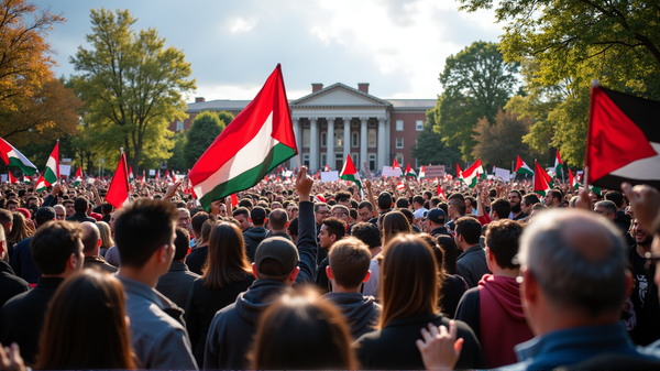 La Unidad Toma el Escenario: El Llamado de la Universidad de Binghamton por la Paz en el Medio Oriente