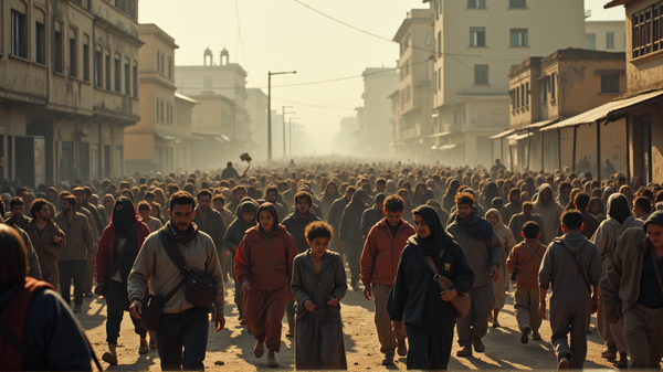 Éxodo Devastador: 350,000 Gazaíes Huyen Ante la Ofensiva Israelí