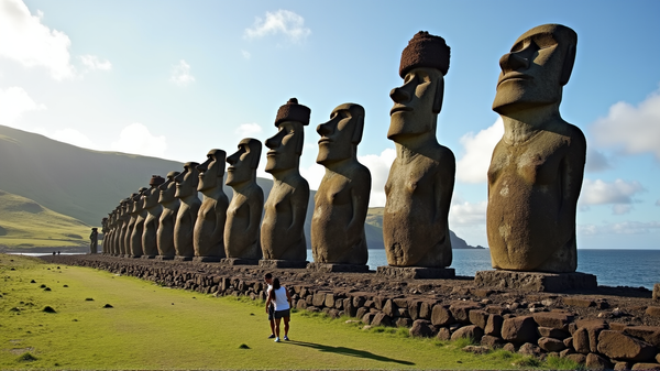 Secretos Revelados: Cómo las Masivas Estatuas Moai 'Caminaron' a Través de la Isla de Pascua