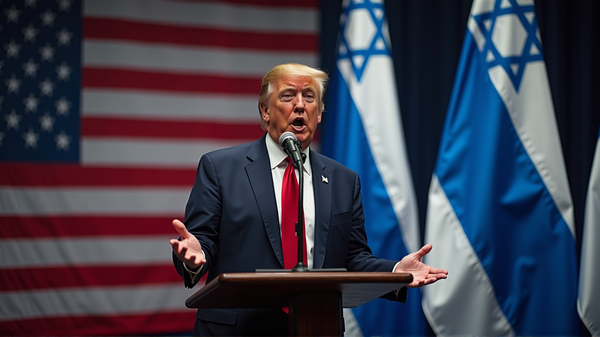 La Dura Advertencia de Trump: Israel Corre el Riesgo de Perder el Apoyo de EE.UU. por Cisjordania