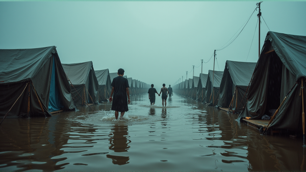 Lluvias Invernosas Devastadoras: Las Luchas de Gaza en Medio del Clima y la Guerra