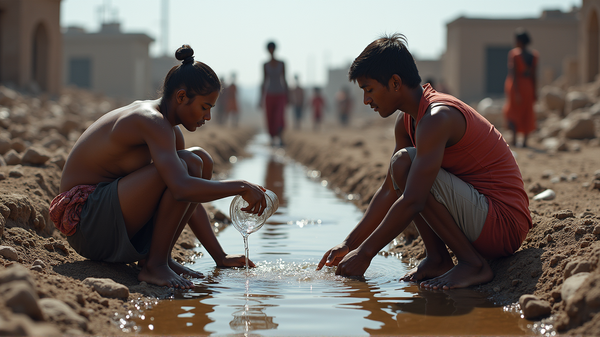 Agua: La Batalla por la Vida para los Residentes en Regiones Devastadas